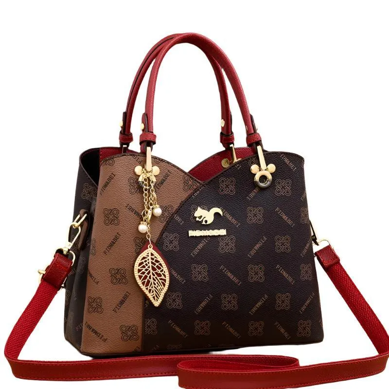 Elegant PU Leather Handbag With Shoulder Strap
