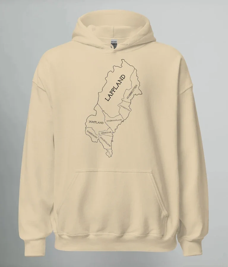 HOODIE NORRLANDS KARTA (DL)