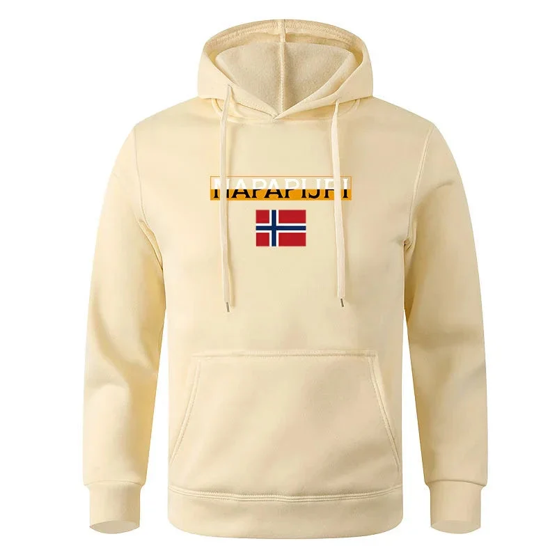 Men's Pullover Printed Sweater Casual Hoodie