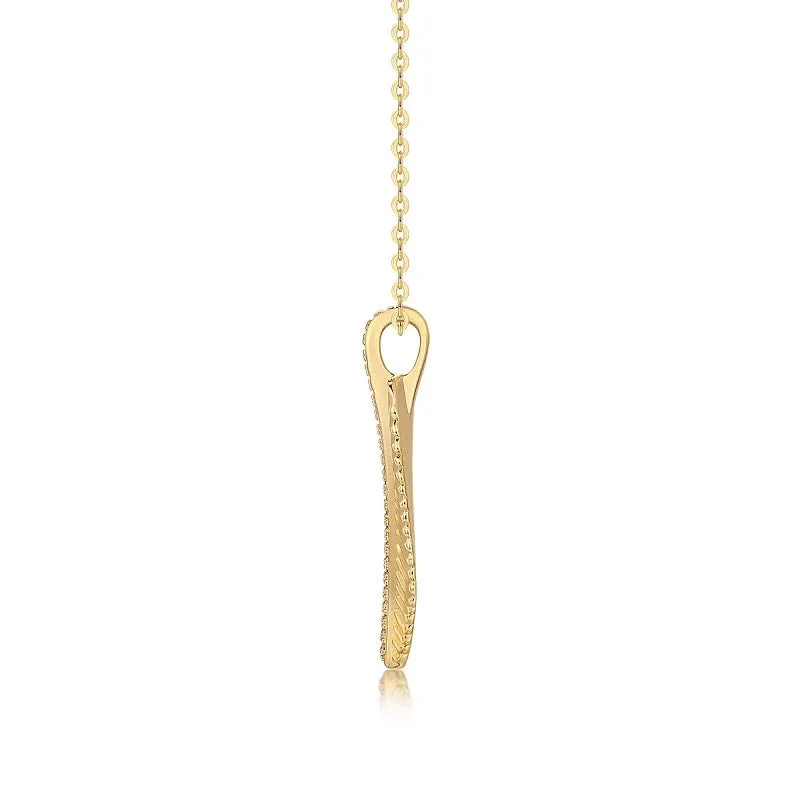 Top-Quality Moissanite Fallen Leaf Starlight Pendant SS925 Silver And Gold-Plated Necklace