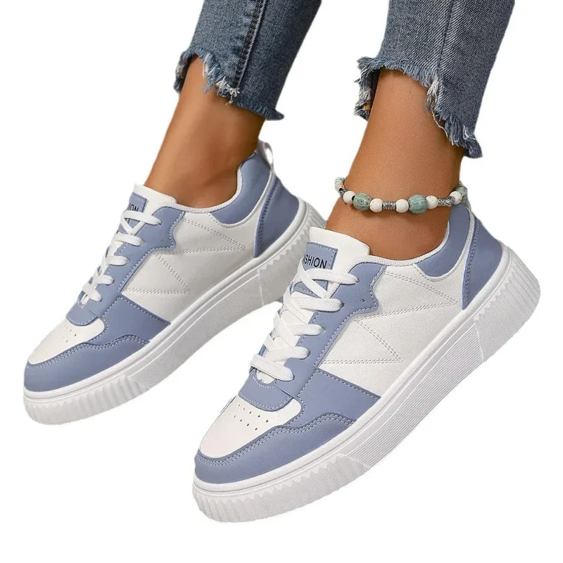 Thick Bottom Lightweight Sneakers Student Casual Sports Skate Shoes