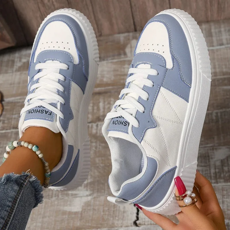 Thick Bottom Lightweight Sneakers Student Casual Sports Skate Shoes