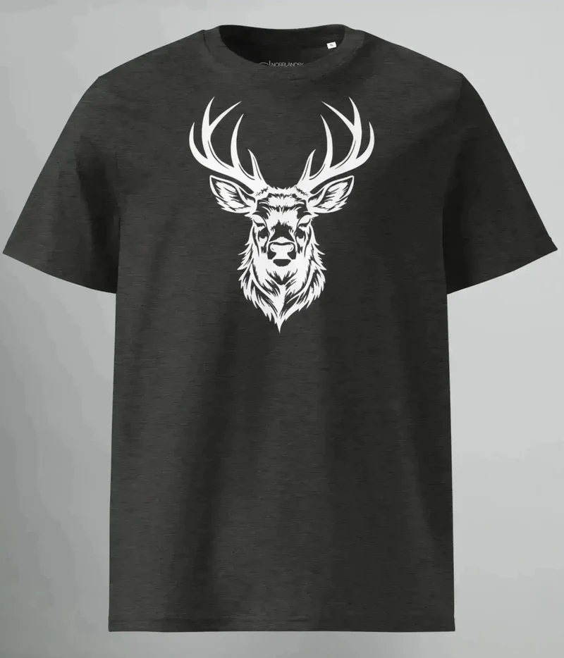 T-SHIRT WHITE DEER