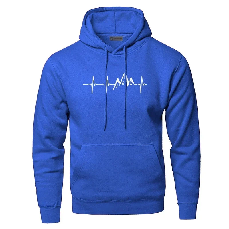 Men's Warm Comfortable Polyester Hoodie
