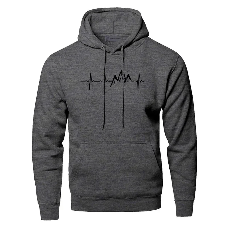 Men's Warm Comfortable Polyester Hoodie