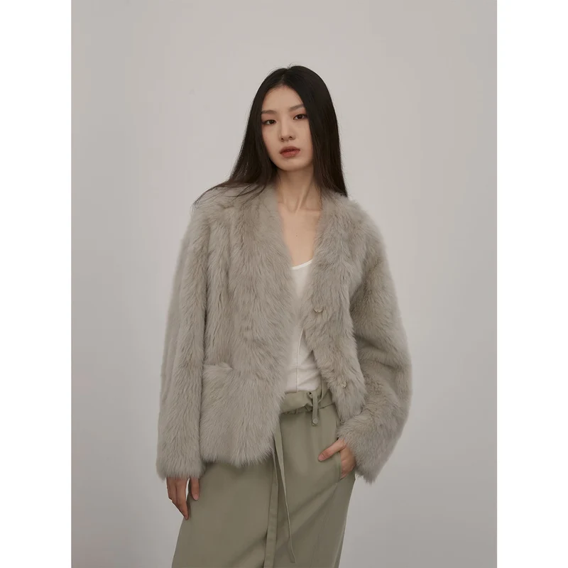Babylon Phantom Nights Tuscan Sheepskin Pink Coat