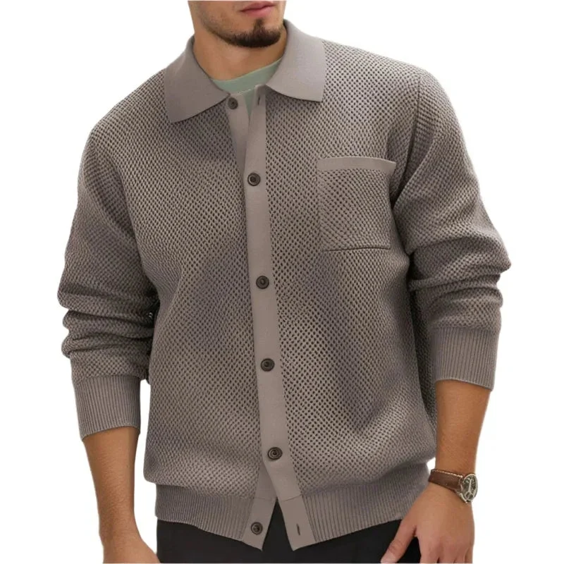 European And American Style High-Density Sweaters With Chest Pocket