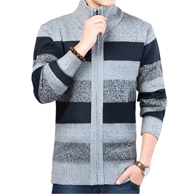 Thick Warm Knitted cardigan Sweater For Men