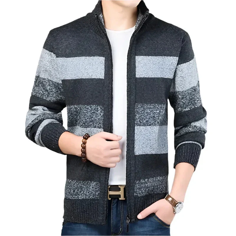 Thick Warm Knitted cardigan Sweater For Men