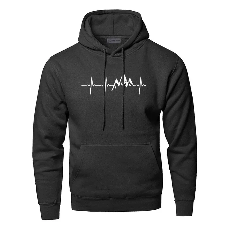 Men's Warm Comfortable Polyester Hoodie