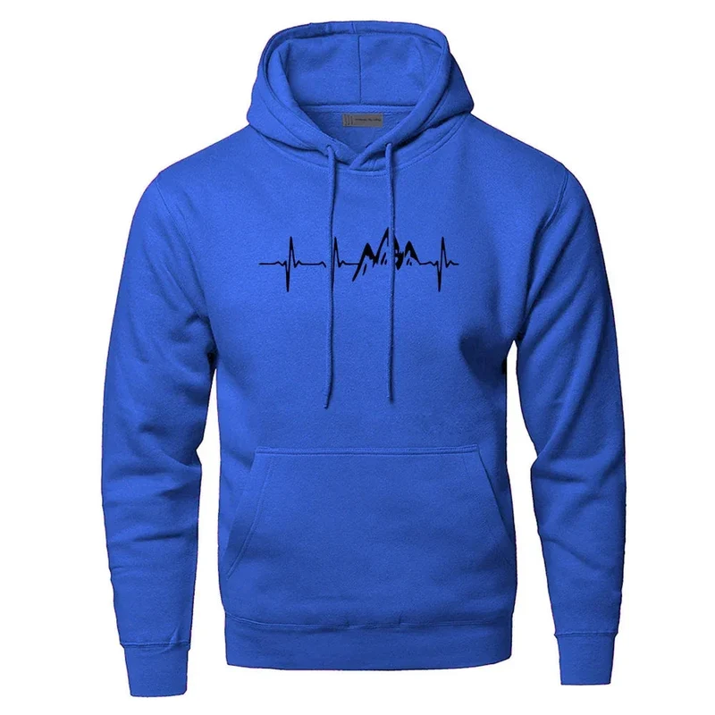 Men's Warm Comfortable Polyester Hoodie