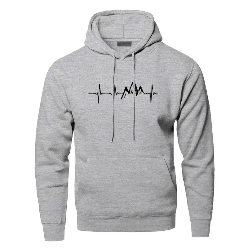 Men's Warm Comfortable Polyester Hoodie