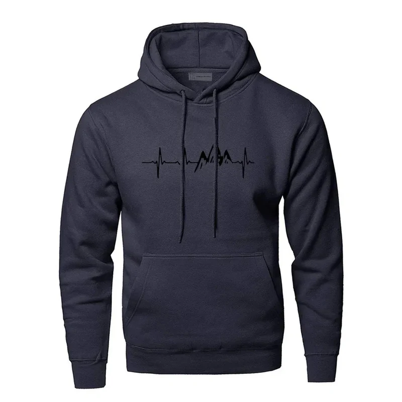 Men's Warm Comfortable Polyester Hoodie