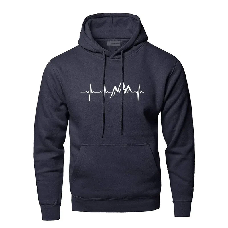 Men's Warm Comfortable Polyester Hoodie