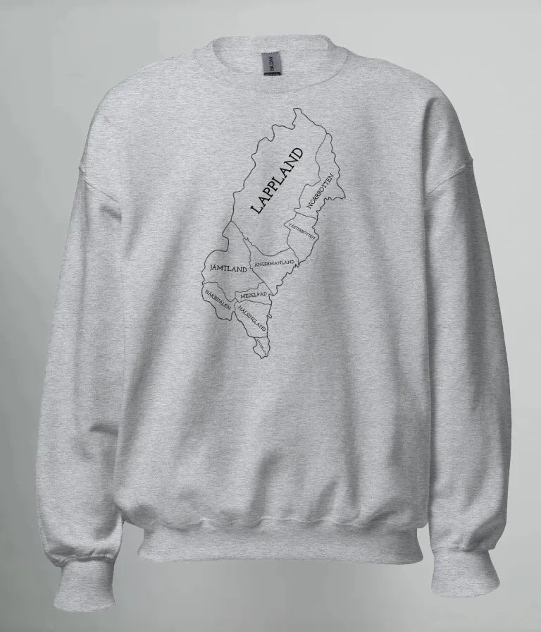 SWEATSHIRT NORRLANDS KARTA (DL)
