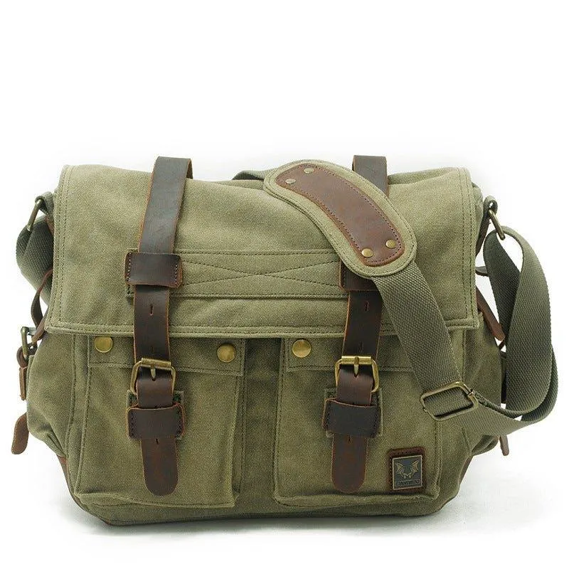 Men's Horizontal Square Messenger Shoulder Bags