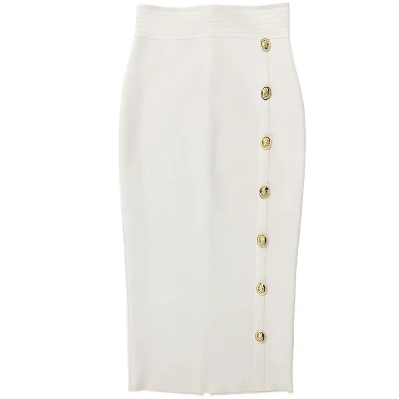 Slim Fit Bandage Temperament All-Match Hip Skirt