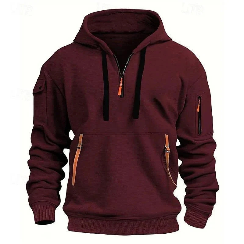 Men's Soft Comfortable Loose Fit Cotton Hoodie