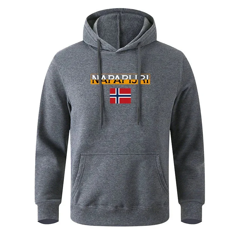 Men's Pullover Printed Sweater Casual Hoodie