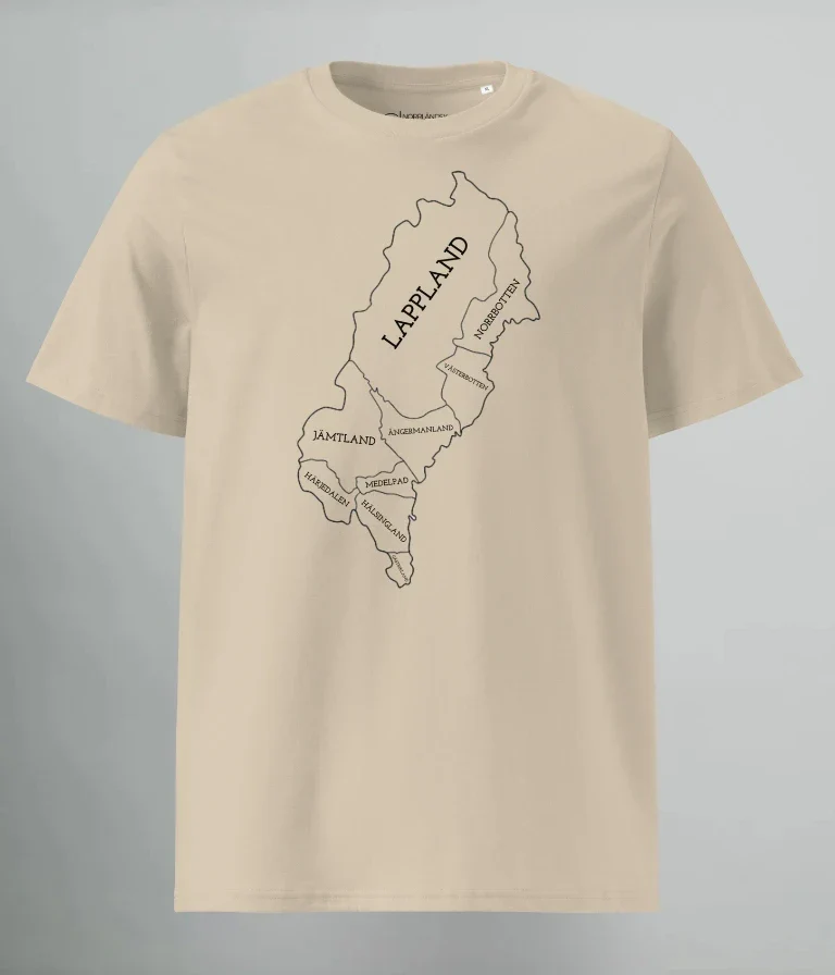 T-SHIRT NORRLANDS KARTA (DL)
