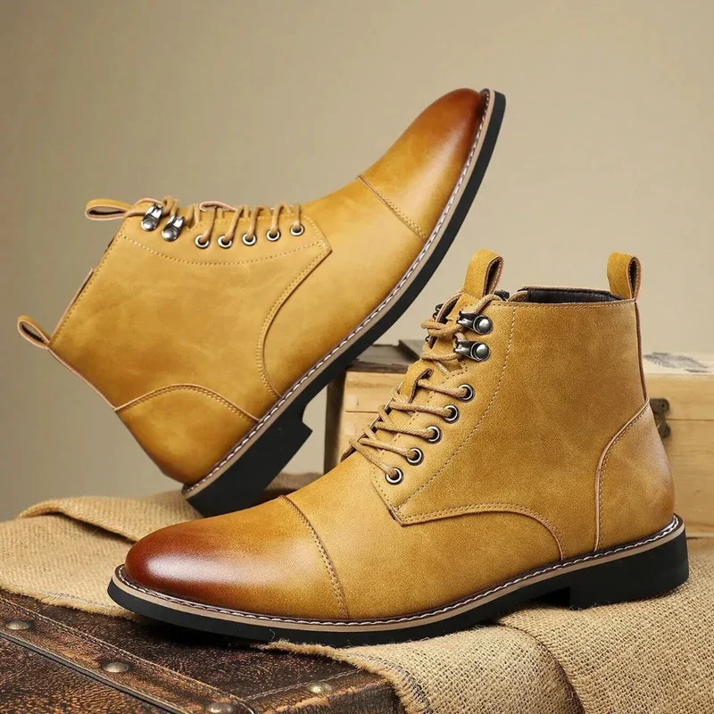 Fashion Business Casual Men's Retro Martin Boots