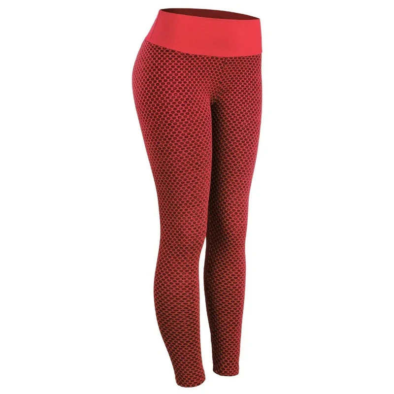 Women's Plaid Seamless Breathable Gym Tights Leggings Fitness Yoga Pants
