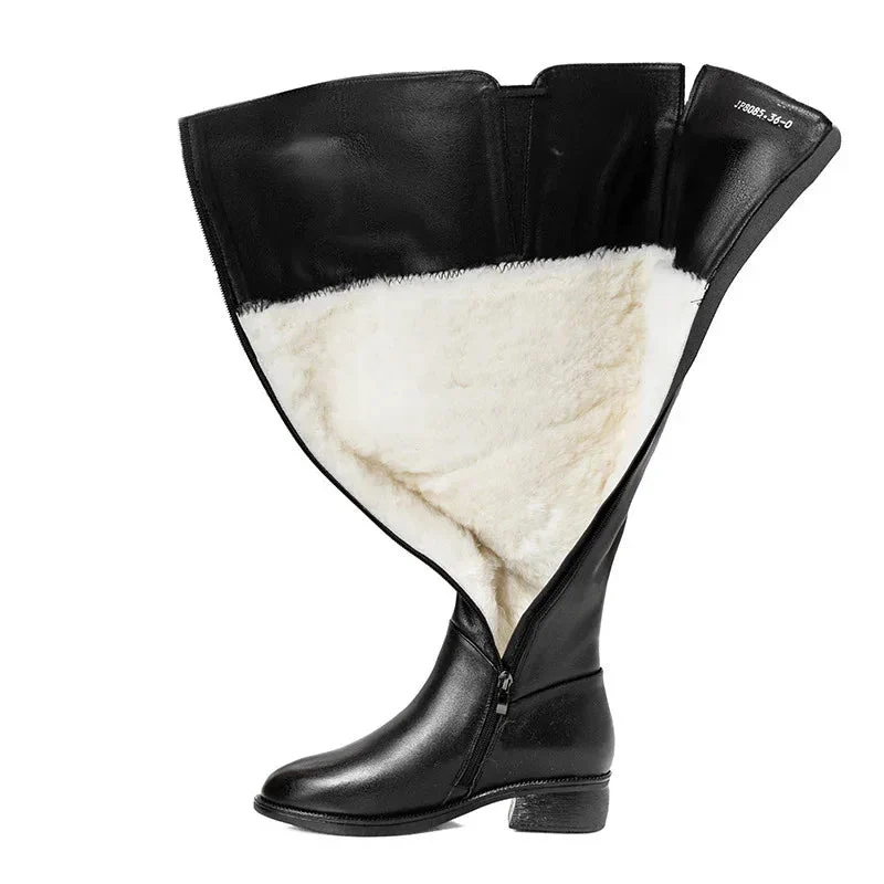 Women's Waterproof Thickened Warm Winter Over The Knee Boots