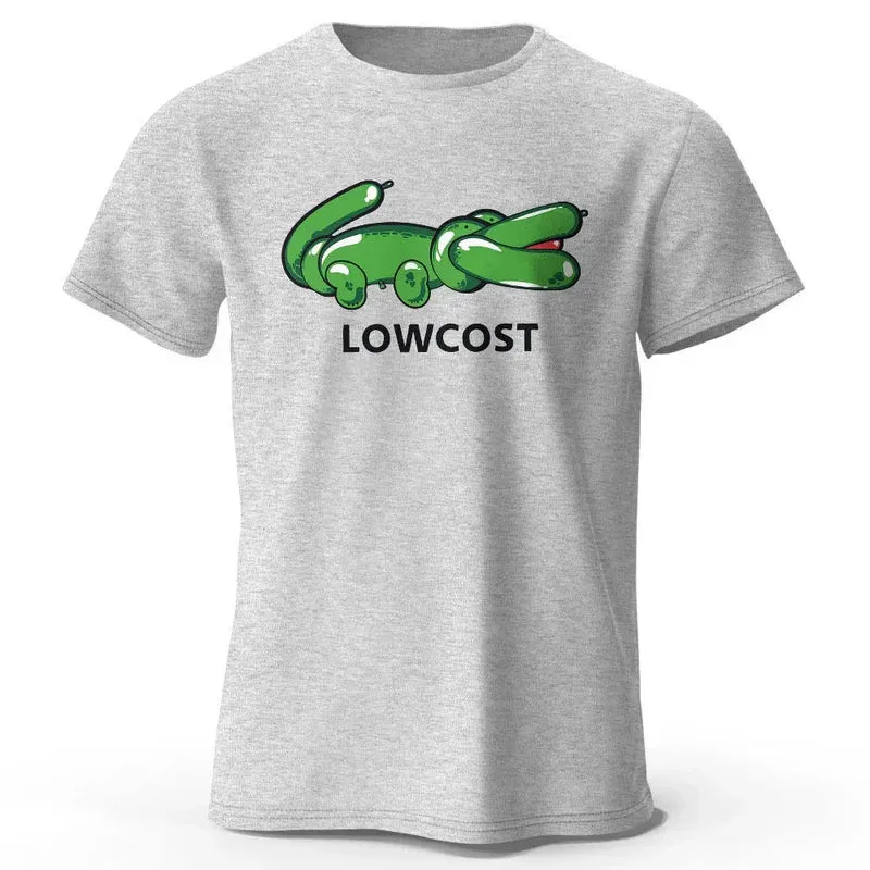 Men's Funny Lowcost Printed Text T-Shirt