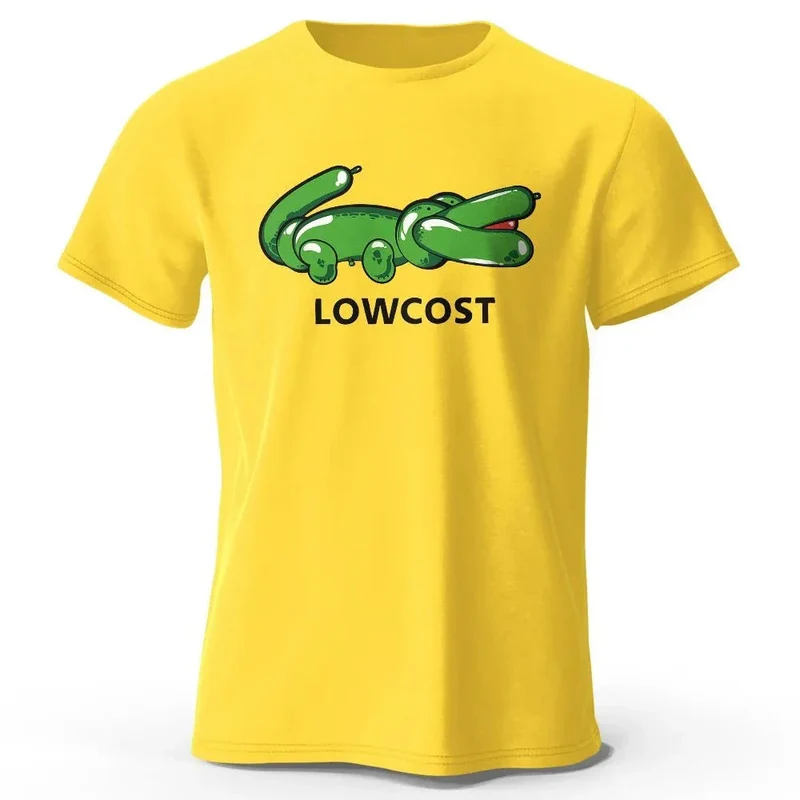 Men's Funny Lowcost Printed Text T-Shirt