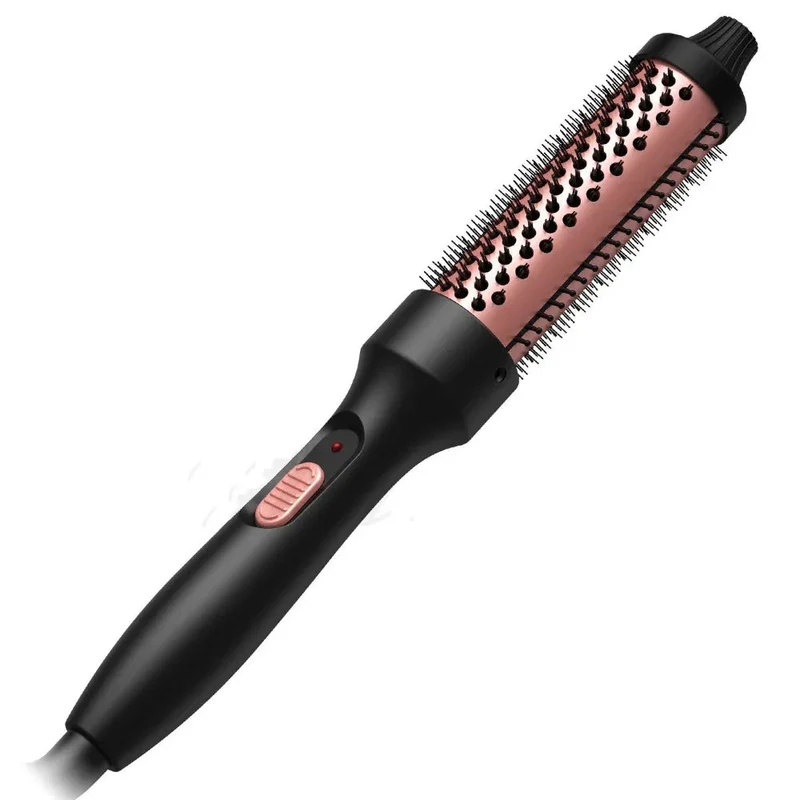 High Power Hair Straightener And Curling Iron Heating Brush For Hair Styling