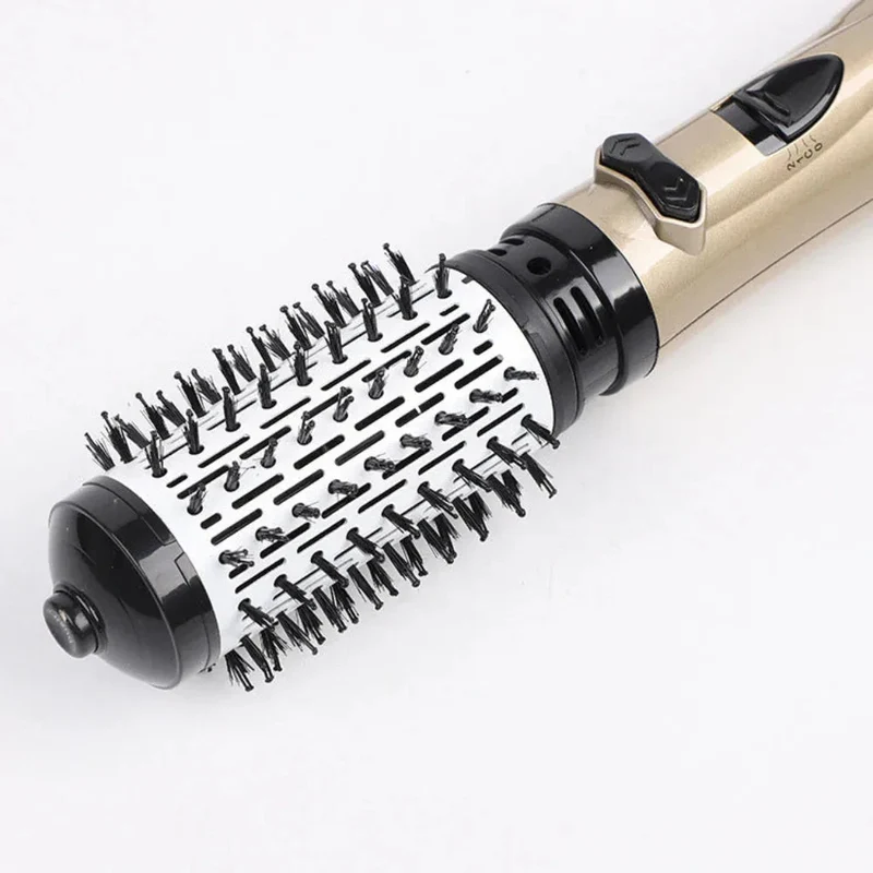 Electric Automatic Multi-Functional Hair Curler And Hair Straightener Brush