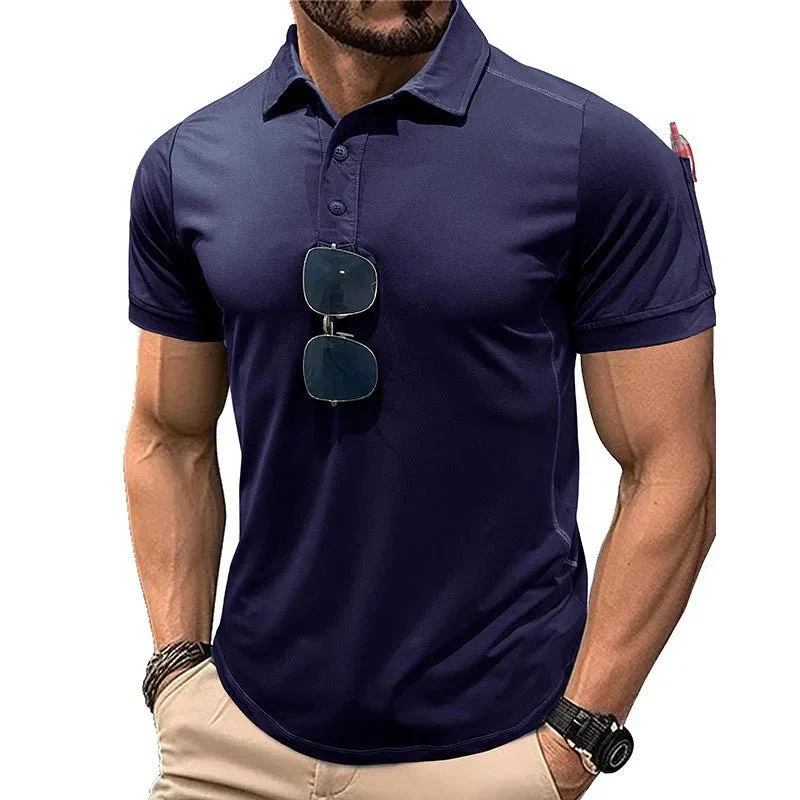 Short Sleeve Quick Drying Polo Shirt
