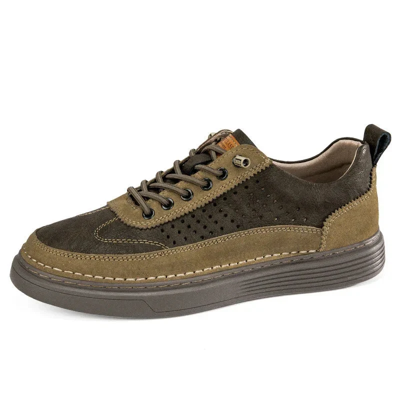Summer Men's Thin Perforated Sneakers Sports Casual Shoes