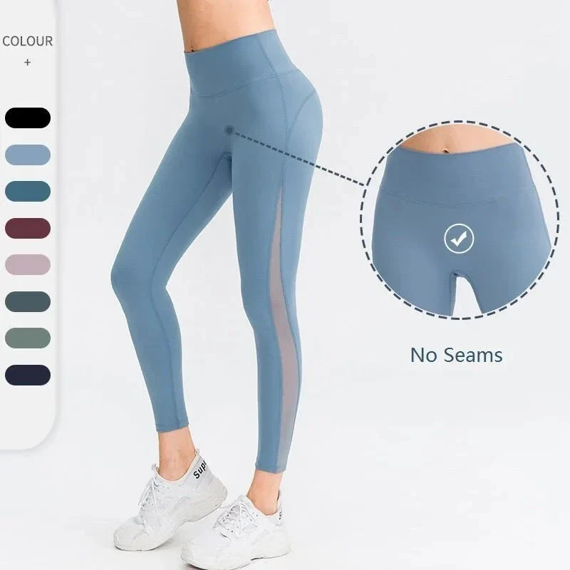 Butt Lifting Workout Leggings Tights For Women Seamless High Waisted Yoga Pants