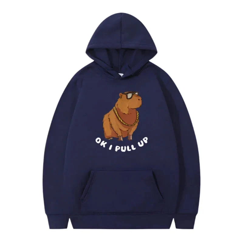 Unisex Printed Capybara Hoodies