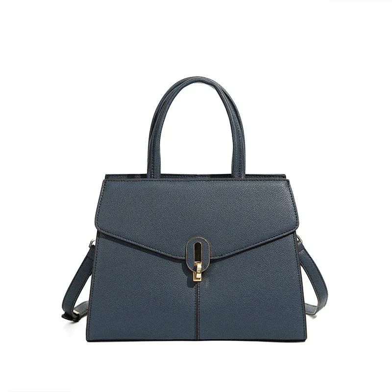 Leather Commuting High-Grade Handbag For Women