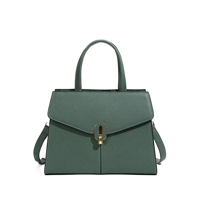 Leather Commuting High-Grade Handbag For Women
