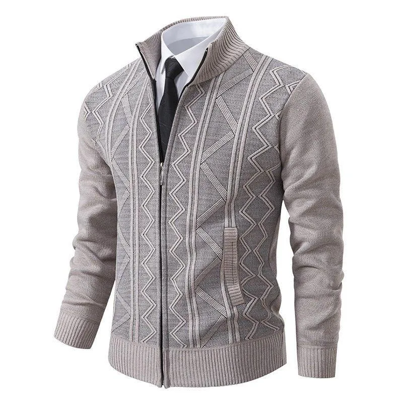 Men's Casual Loose Cardigan Knitted Sweater