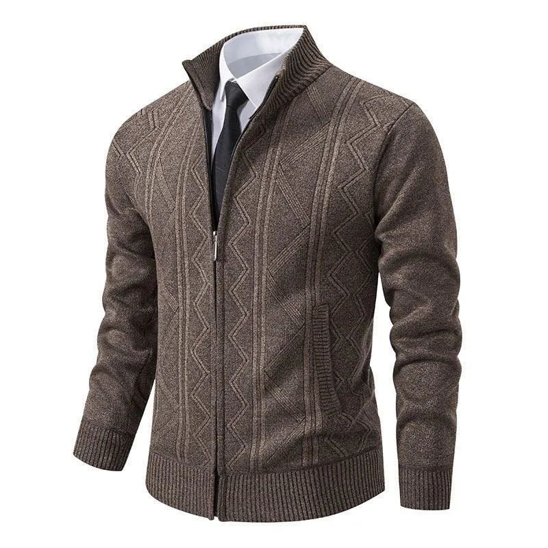 Men's Casual Loose Cardigan Knitted Sweater