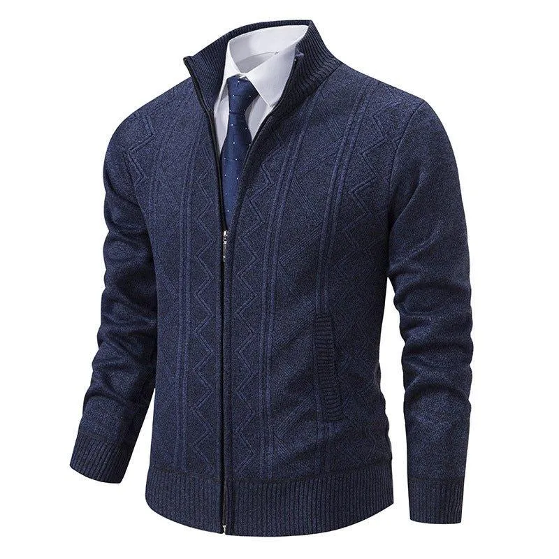 Men's Casual Loose Cardigan Knitted Sweater