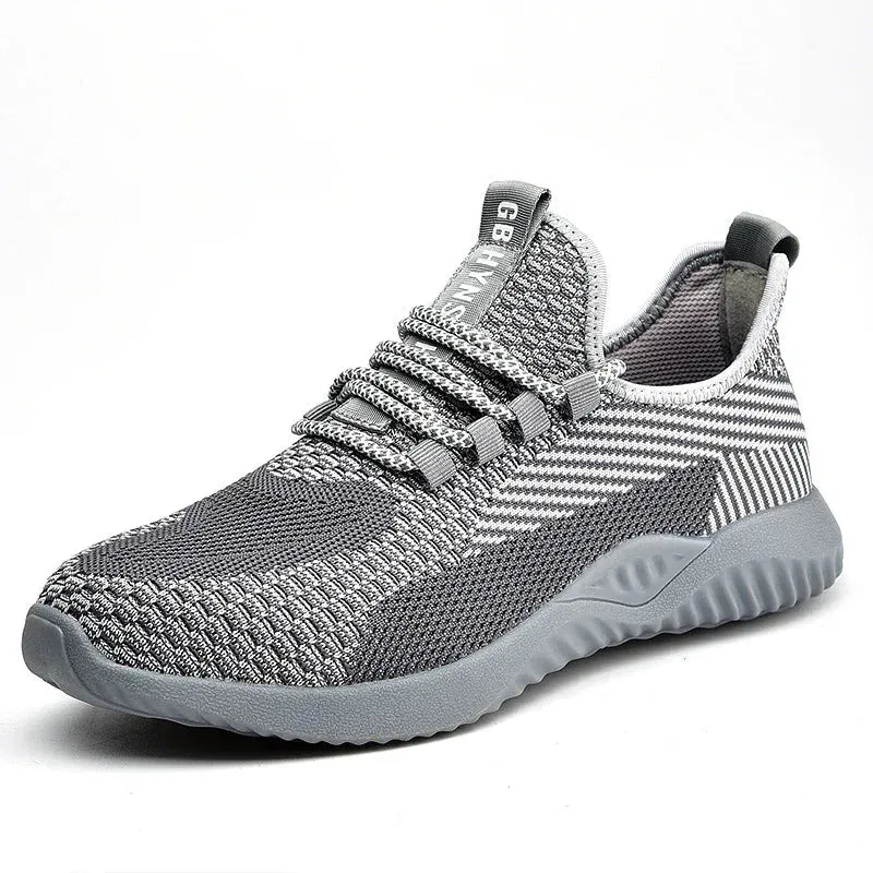 Men's Summer Flying Weaving Labor Protection Shoes