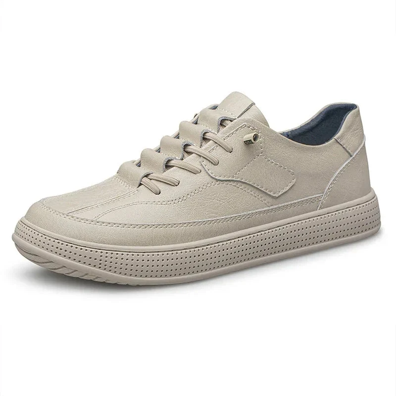 Summer Men's Round Toe Board Breathable Shoes