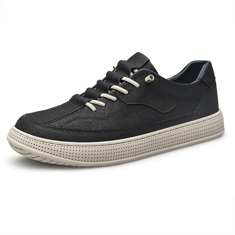 Summer Men's Round Toe Board Breathable Shoes