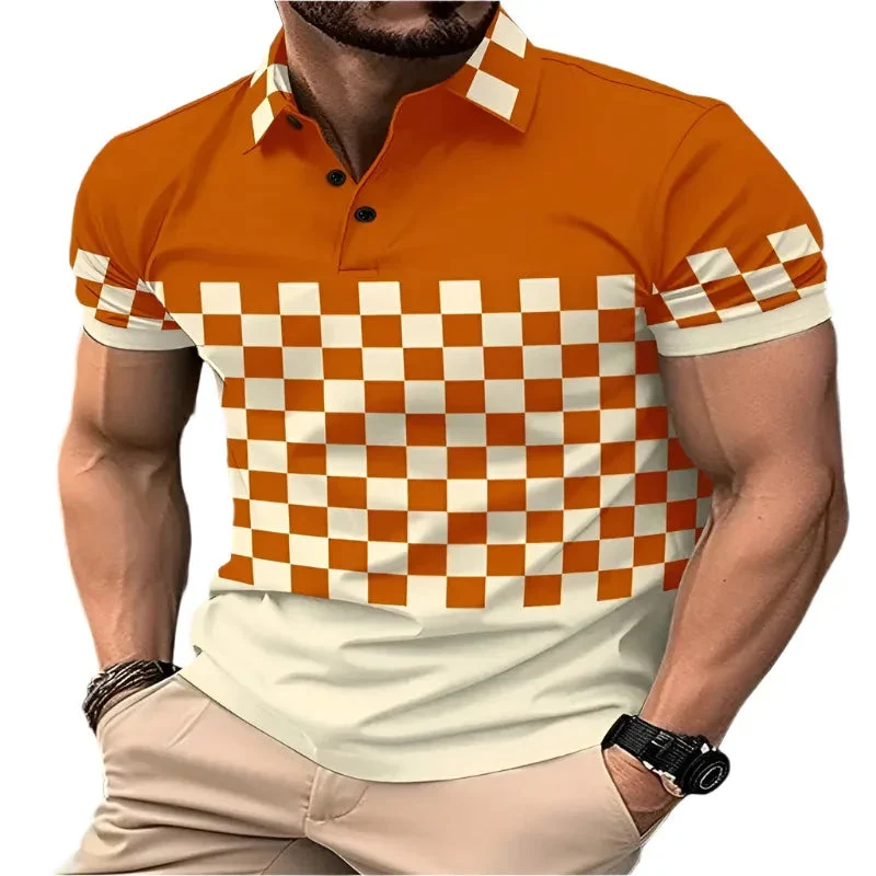 Men's Breathable Short Sleeve Fashion Polo Shirts