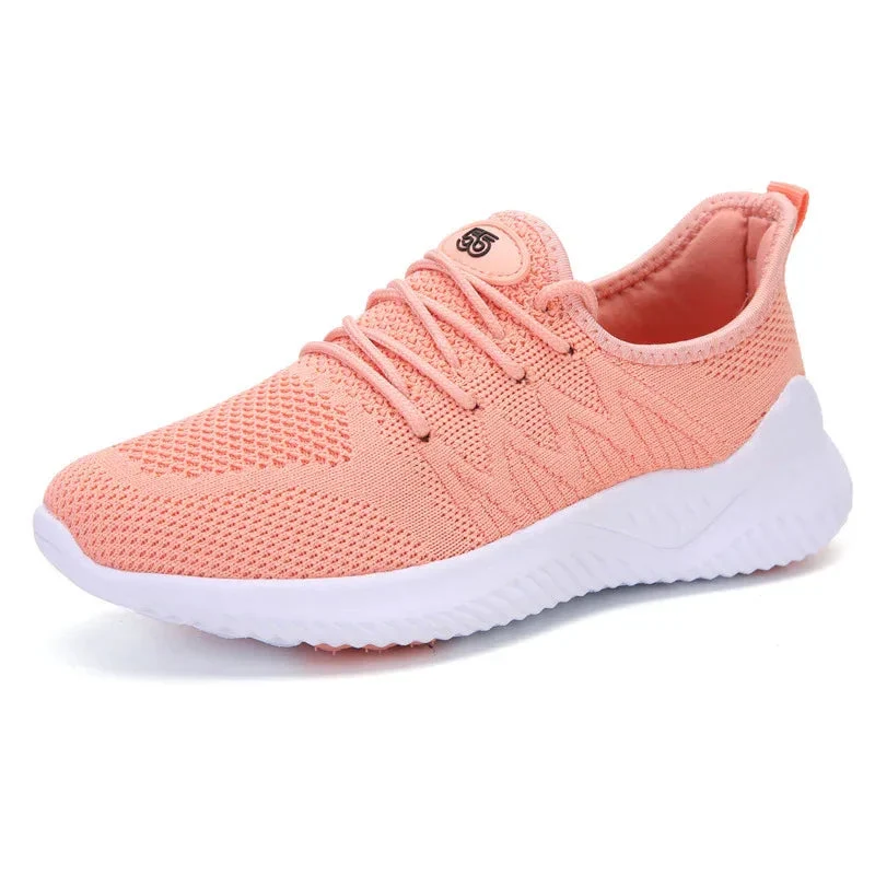 Women's Woven Casual Sports Running Shoes