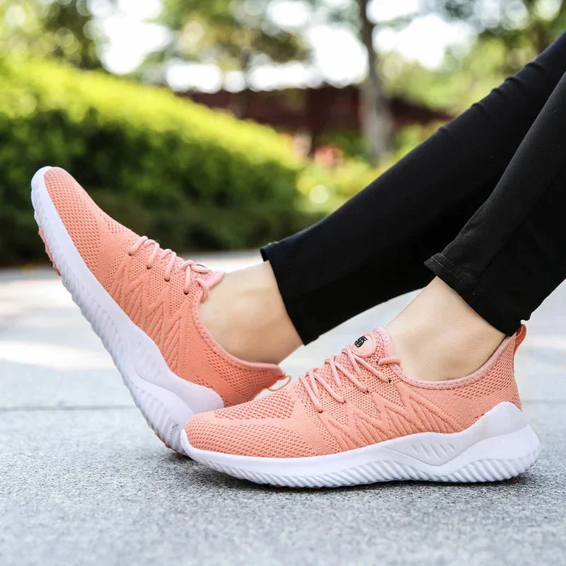 Women's Woven Casual Sports Running Shoes