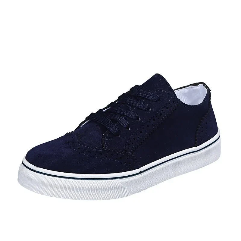 Round Toe Women's Lace-Up Shallow Flat Shoes