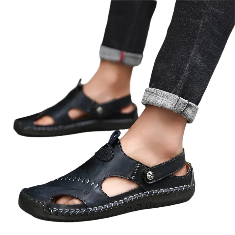 Genuine Leather Shoes Roman Summer Sandals For Men