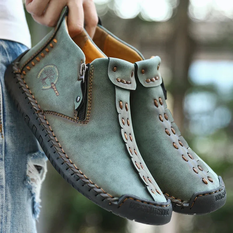 Fashionable Handmade Men's Leisure Shoes