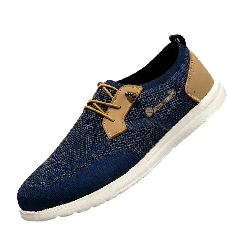 Casual Slip-On Mesh Shoes Lightweight Breathable Loafers Men Walking Running Sports Shoes